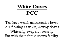[White Doves]